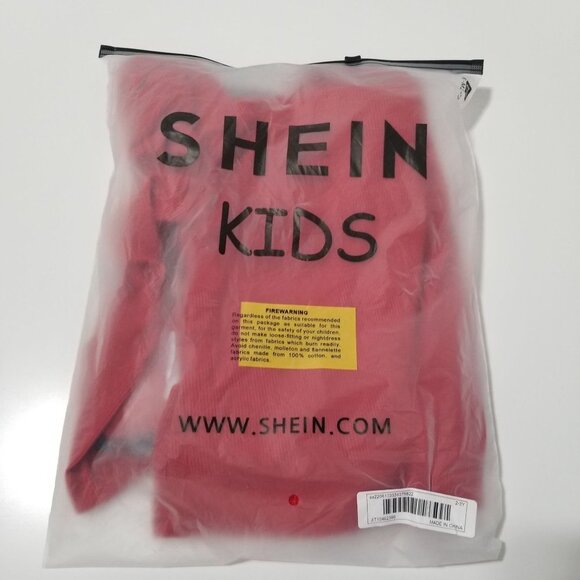 NWT SHEIN Baby Gigot Sleeve Top & Plaid Print‎ Asymmetrical Hem Skirt Size 2-3Y - Picture 6 of 7